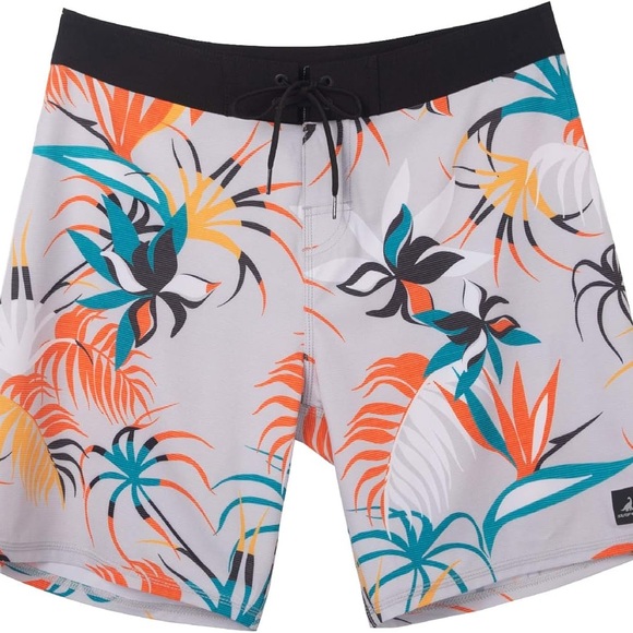 NWT Men's Board Short 4-Way Stretch Swim Shorts - Picture 1 of 2